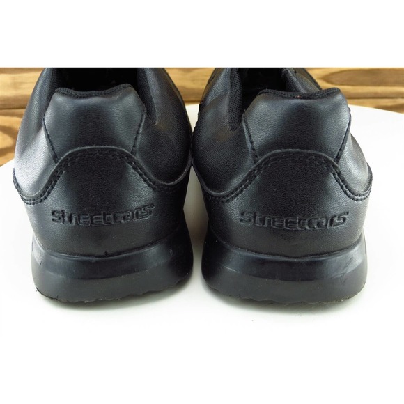 Streetcars Women Size‎ 7.5 M Black Work Leather Metro - Picture 5 of 9
